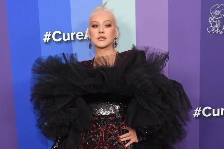 Christina Aguilera auf der amfAR Gala in New York 2019.