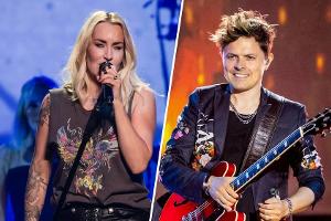 Sarah Connor (l.) singt am Sonntag mit Paula Dalla Corte, Michael Patrick Kelly (r.) mit dem Duo Mael & Jonas