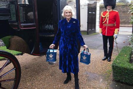 Herzogin Camilla vor ihrer Londoner Residenz Clarence House.