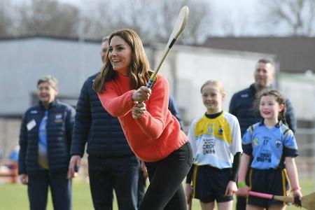 Herzogin Kate zeigt in Irland ihre sportliche Seite