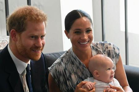 Herzogin Meghan und Prinz Harry mit ihrem Sohn Archie