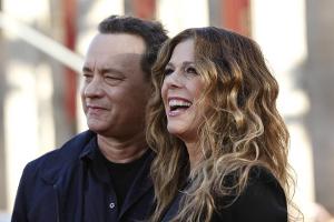 Tom Hanks und seine Ehefrau Rita Wilson während eines Termins in Los Angeles.