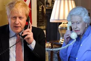 Boris Johnson und die Queen hielten die wöchentliche Audienz am Telefon ab