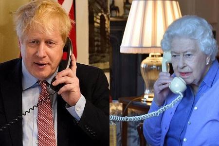 Boris Johnson und die Queen hielten die wöchentliche Audienz am Telefon ab