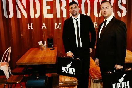 Tim Raue (re.) und Tim Mälzer treten zum fünften Mal gegeneinander an.