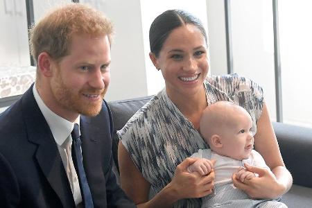 Der kleine Archie mit Mutter Meghan und Vater Harry Ende September 2019 in Südafrika.