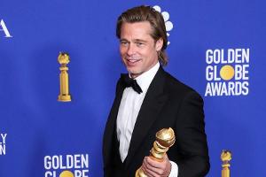 Brad Pitt gewann dieses Jahr den Golden Globe als bester Nebendarsteller