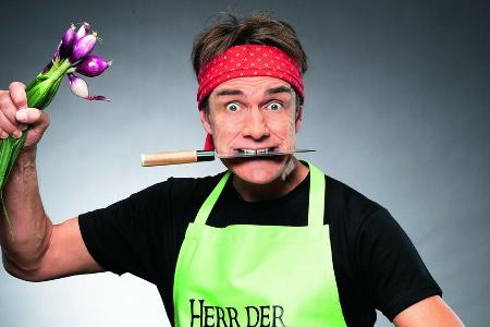 Auch in der Küche hat Matze Knop reichlich Spaß