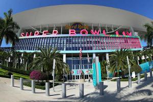 Das Hard Rock Stadium in Miami fasst rund 64.000 Zuschauer