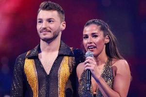 Sarah Lombardi und Joti Polizoakis bei einem Auftritt in Köln