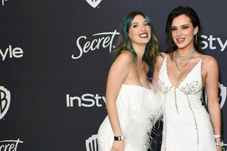 Bella Thorne (r.) mit ihrer Schwester Dani auf dem 