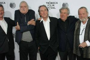 Einer der letzten gemeinsamen Auftritte mit dem nun verstorbenen Terry Jones: die "Monty Pythons" 2015 beim Tribeca Film Fes...