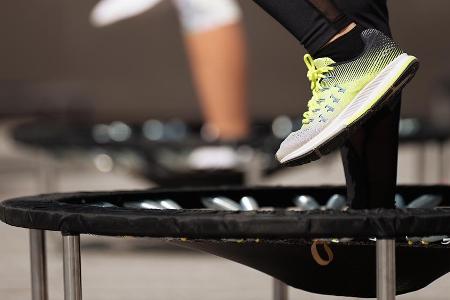 Trampolinspringen tut dem Körper und der Seele gut