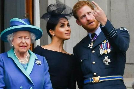 Die Queen, Meghan und Harry bei einem gemeinsamen Auftritt 2018
