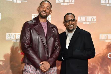 Will Smith und Martin Lawrence auf dem Premierenteppich in Berlin