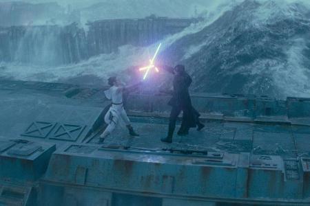 Kämpfen um ihre Vielleicht-Beziehung: Rey und Kylo Ren in der finalen Episode 