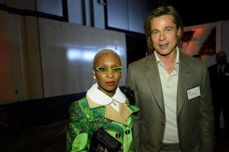 Brad Pitt und Cynthia Erivo dürfen sich in diesem Jahr Hoffnungen auf einen Oscar machen.