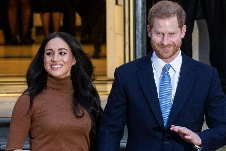Herzogin Meghan und Prinz Harry bei ihrem ersten offiziellen Auftritt 2020