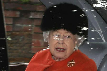 Queen Elizabeth II. am vergangenen Sonntag auf dem Weg zum Gottesdienst.