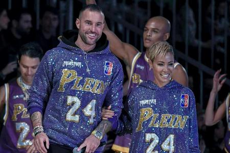 Designer Philipp Plein und Schauspielerin Jada Pinkett Smith im Rahmen der Mailand Fashion Week