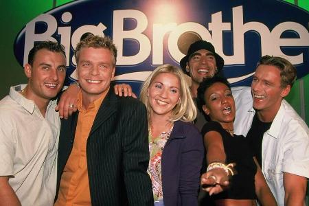 Zlatko Trpkovski, Oliver Geissen, Aleksandra aleks Bechtel, John, Andrea und Jürgen Milski im Jahr 2000