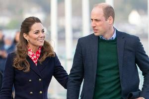 Kate und William während eines Termins in Südwales vor wenigen Tagen.