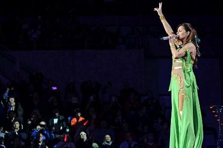 Andrea Berg während ihres Konzerts vor wenigen Tagen in Mannheim