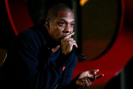 Rapper Jay-Z hat 