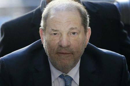 Harvey Weinstein wenige Augenblicke vor der Urteilsverkündung am Montag