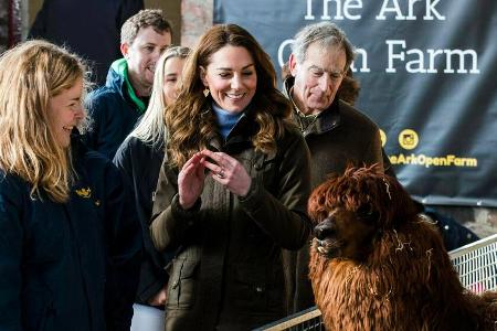 Herzogin Kate auf der Ark Open Farm