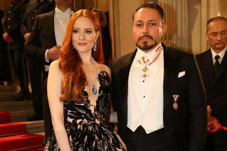Barbara Meier und Klemens Hallmann beim Wiener Opernball 2020.