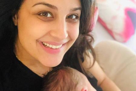 Nina Moghaddam und ihr süßes Baby