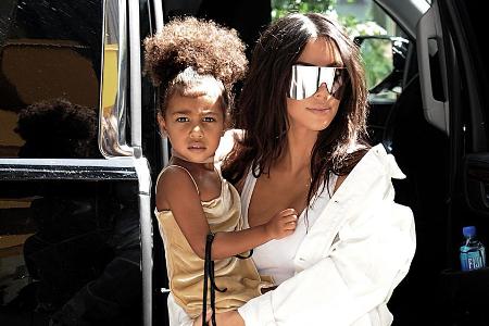 Unverkennbar Mutter und Tochter: Kim Kardashian und North West