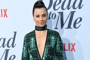 Im grünen Tweed-Look zeigte sich Linda Cardellini