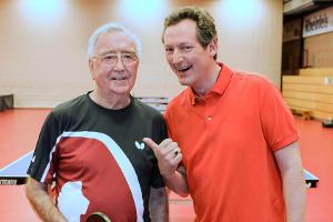 "Hirschhausens Quiz des Menschen": Dr. Eckart von Hirschhausen mit dem leidenschaftlichen Tischtennisspieler Heinz Nink (88)