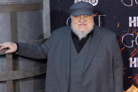 George R. R. Martin bei der Premierenfeier zur finalen Staffel von 