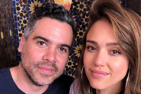 Jessica Alba mit ihrem Ehemann Cash Warren