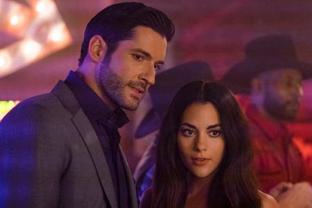 Lucifer (Tom Ellis) bekommt es in der neuen Staffel mit der Ursünderin Eva (Inbar Lavi) zu tun