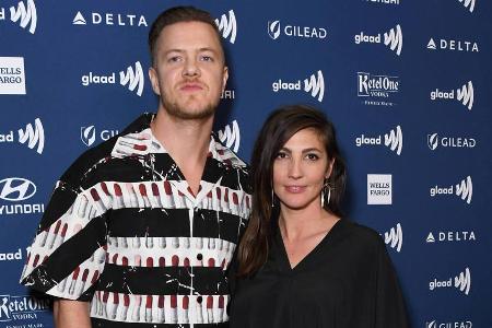 Dan Reynolds und Aja Volkman frisch vereint bei den GLAAD Media Awards im März 2019