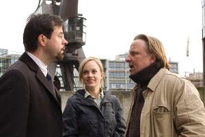 "Tatort: Satisfaktion": Kommissar Frank Thiel (Axel Prahl) und Prof. Karl-Friedrich Boerne (Jan Josef Liefers) liefern sich ...