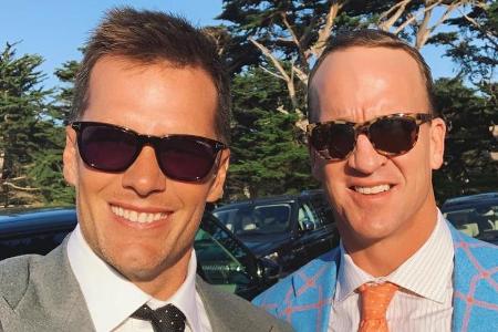 Keine Rivalen: Tom Brady und Peyton Manning