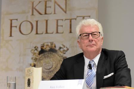 Ken Follett bei einem Auftritt in Frankfurt