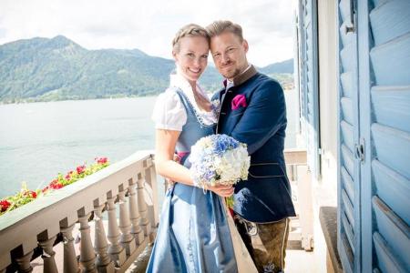 Gregor und Stephanie Teicher sind frisch verheiratet