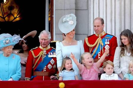 Die Royal Family bei Trooping the Colour im vergangenen Jahr