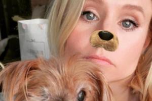 Macht auch als Hund eine gute Figur: Kristen Bell