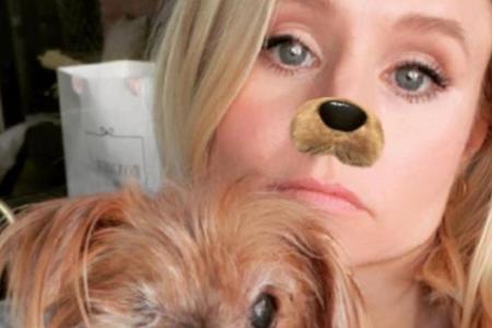 Macht auch als Hund eine gute Figur: Kristen Bell