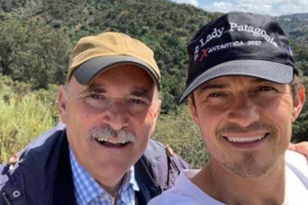 Orlando Bloom postet auf Instagram ein Selfie mit seinem Vater Colin Stone