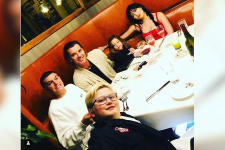 Gavin Rossdale mit seinen vier Kindern