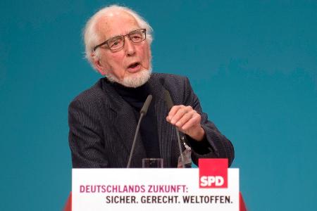 Starb im Alter von 92 Jahren: Erhard Eppler