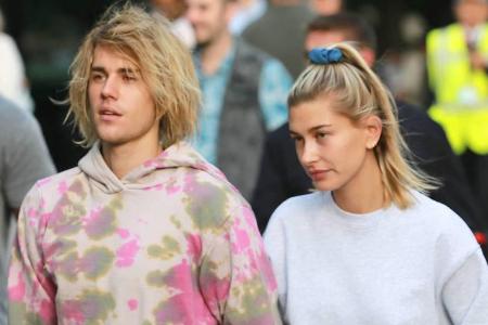 Justin Bieber und seine Frau Hailey während eines Besuchs in London